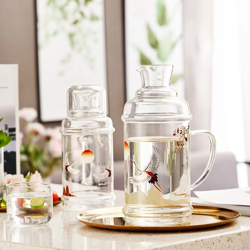 Summer Cool Kettle Household High Temperature Cool White Water Bottle Glass Painted Cold Kettle Creative Juice Tie Pot
Summer Cool Kettle Household High Temperature Cool White Water Bottle Glass Painted Cold Kettle Creative Juice Tie Pot