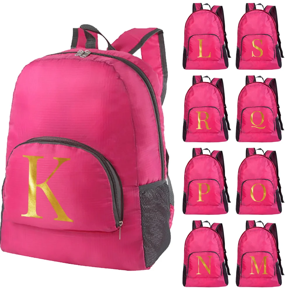 Unisex Folding Backpacks Letter Print Lightweight Outdoor Backpack Travel Hiking Cycling Daypack Bag Leisure Organizer Sport Bag
Unisex Folding Backpacks Letter Print Lightweight Outdoor Backpack Travel Hiking Cycling Daypack Bag Leisure Organizer Sport Bag