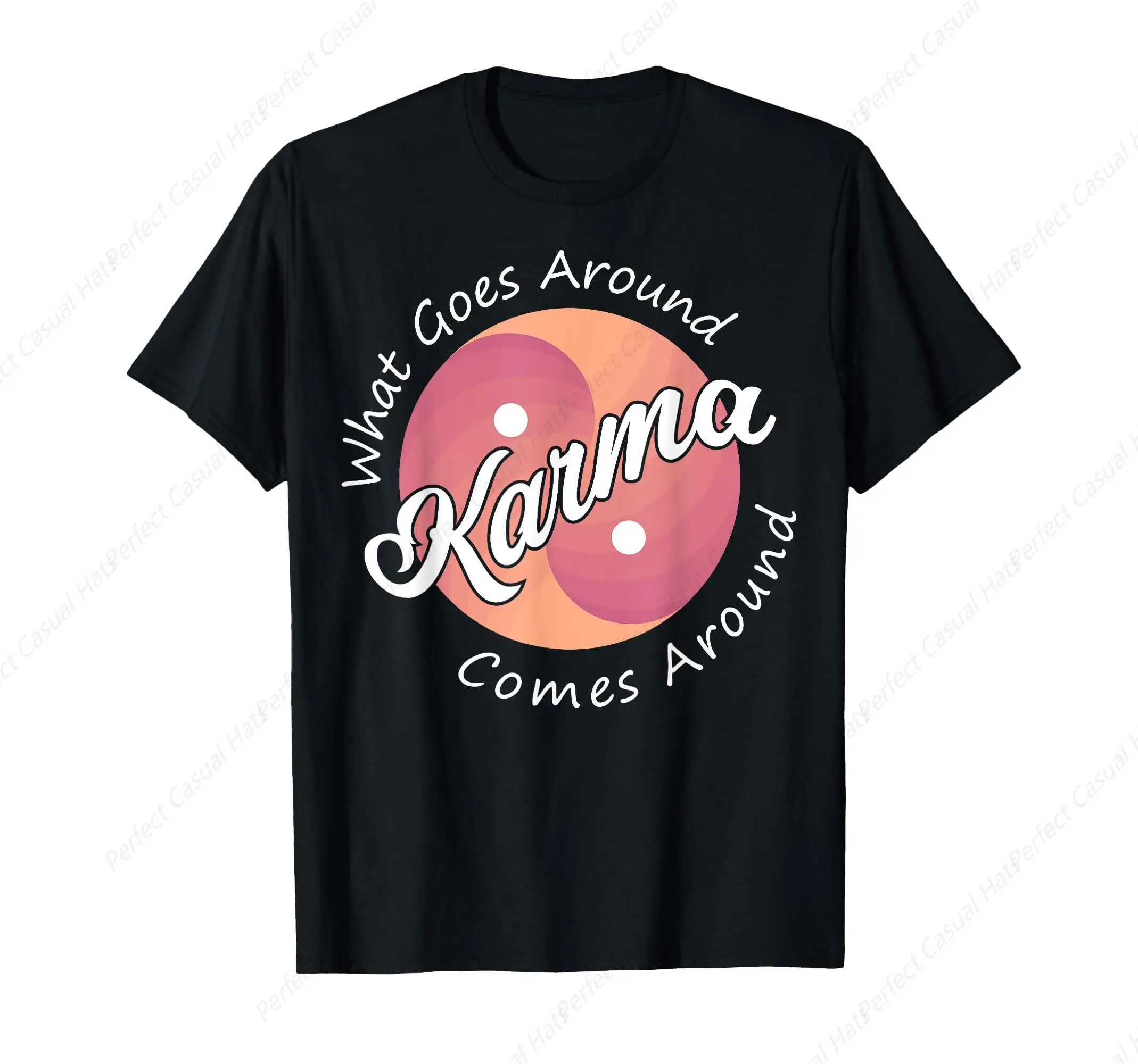 Vintage Karma What Goes Around Comes Around Printing T-Shirt Classic Cotton Shirt Unisex
Vintage Karma What Goes Around Comes Around Printing T-Shirt Classic Cotton Shirt Unisex