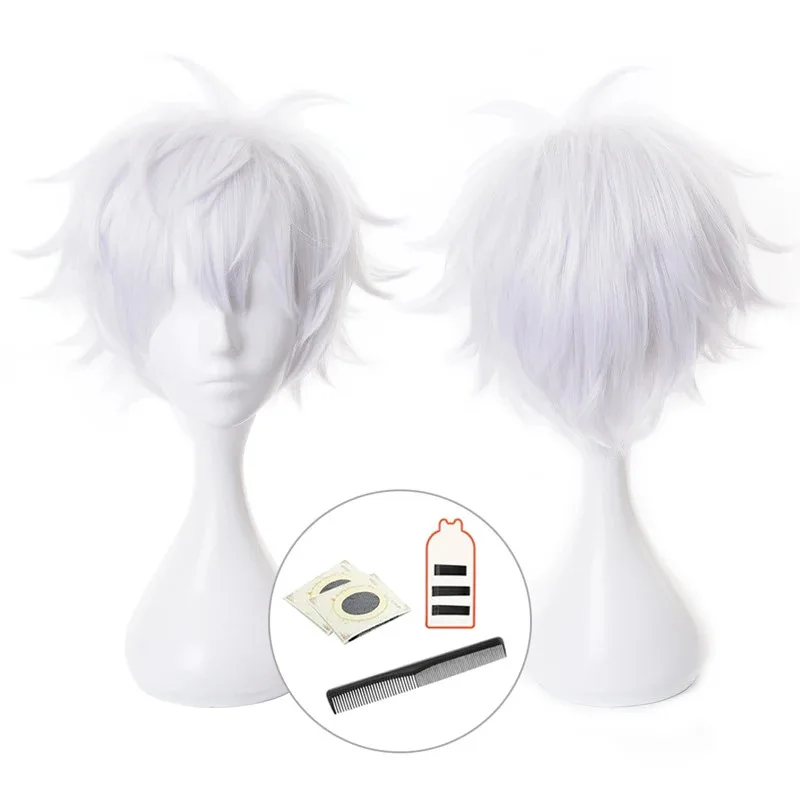 HOLOUN Jujutsu JJK Anime Satoru Gojo Cosplay Wig Rose Net Synthetic Fiber Adjustable Size Halloween Christmas Party
HOLOUN Jujutsu JJK Anime Satoru Gojo Cosplay Wig Rose Net Synthetic Fiber Adjustable Size Halloween Christmas Party