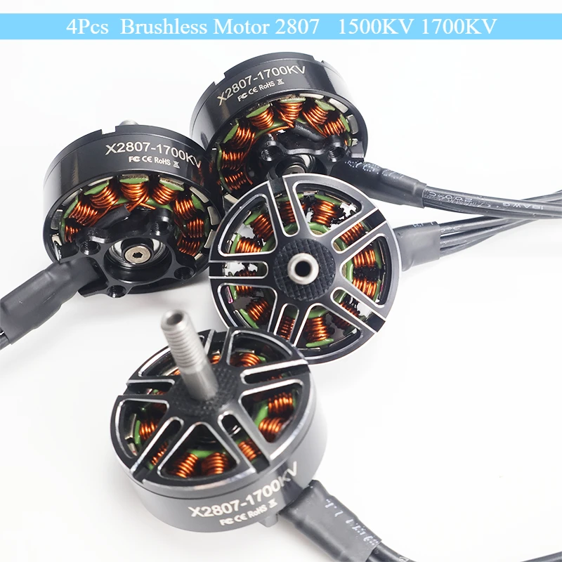 4Pcs Brushless Motor 2807 X2807 1500KV 1700KV 3-6S for Mark4 FPV Freestyle 7inch Long Range LR7 Drones RC FPV DIY Parts Expand
4Pcs Brushless Motor 2807 X2807 1500KV 1700KV 3-6S for Mark4 FPV Freestyle 7inch Long Range LR7 Drones RC FPV DIY Parts Expand