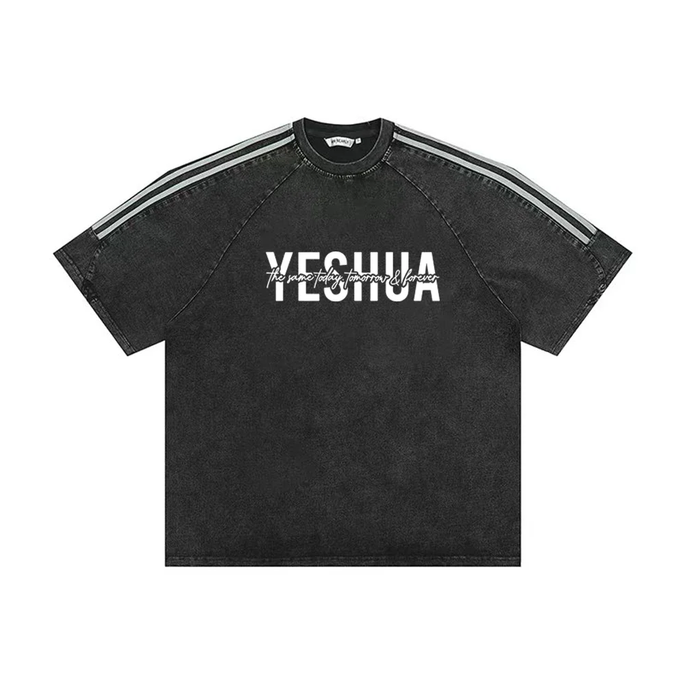 YESHUAFashion trend printed men's shoulder wash High quality T-shirt Loose comfortable outdoor loose fitting short sleeves
YESHUAFashion trend printed men's shoulder wash High quality T-shirt Loose comfortable outdoor loose fitting short sleeves