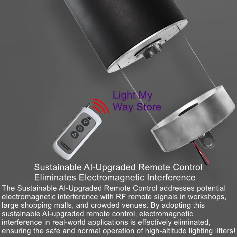 Electric Remote-Controlled Lighting Lift LED Industrial and Mining Light Lift For Engineering-Grade Lighting Applications
Electric Remote-Controlled Lighting Lift LED Industrial and Mining Light Lift For Engineering-Grade Lighting Applications