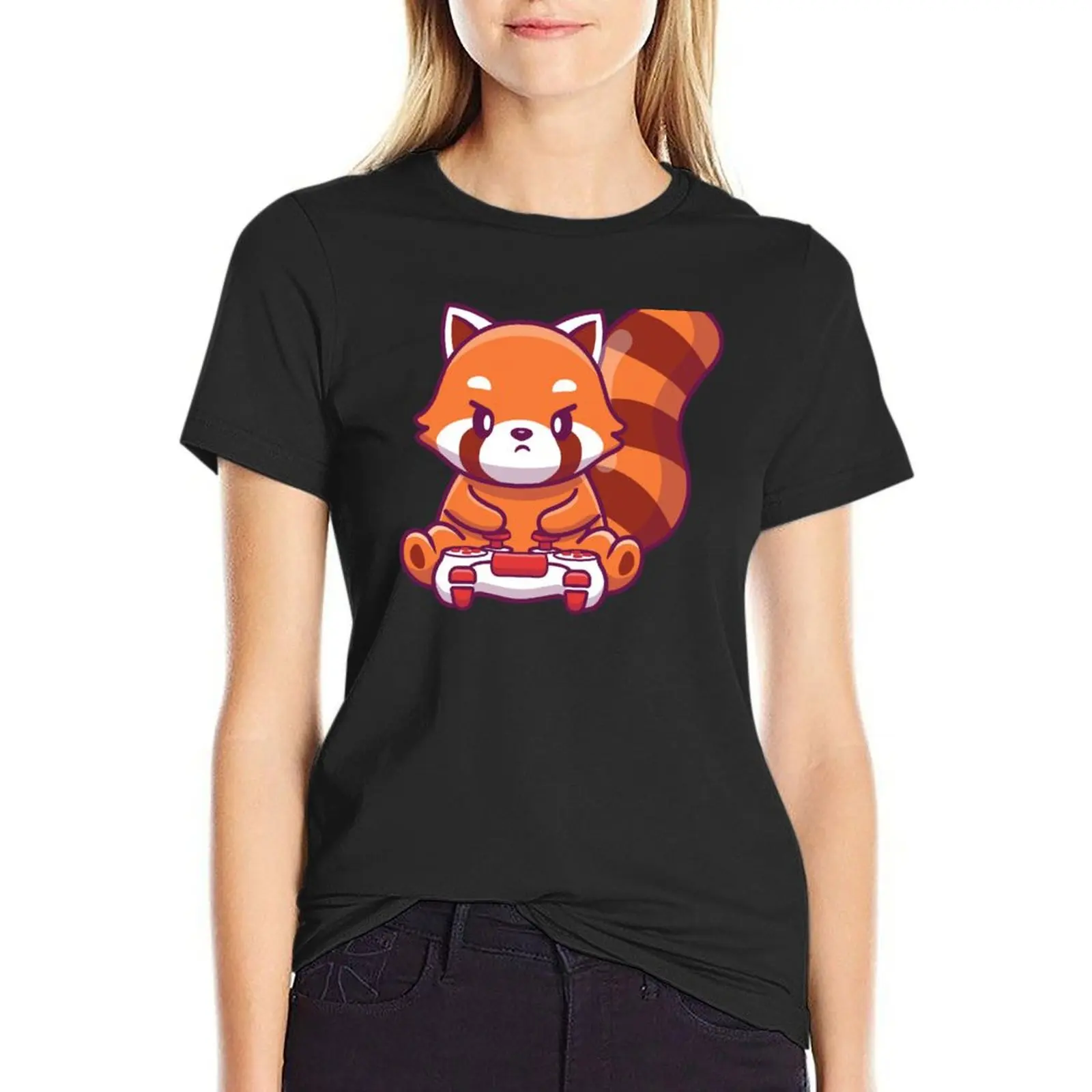 Gaming Red Panda T-shirt cute tops summer tops hippie clothes new edition t shirts for Women
Gaming Red Panda T-shirt cute tops summer tops hippie clothes new edition t shirts for Women