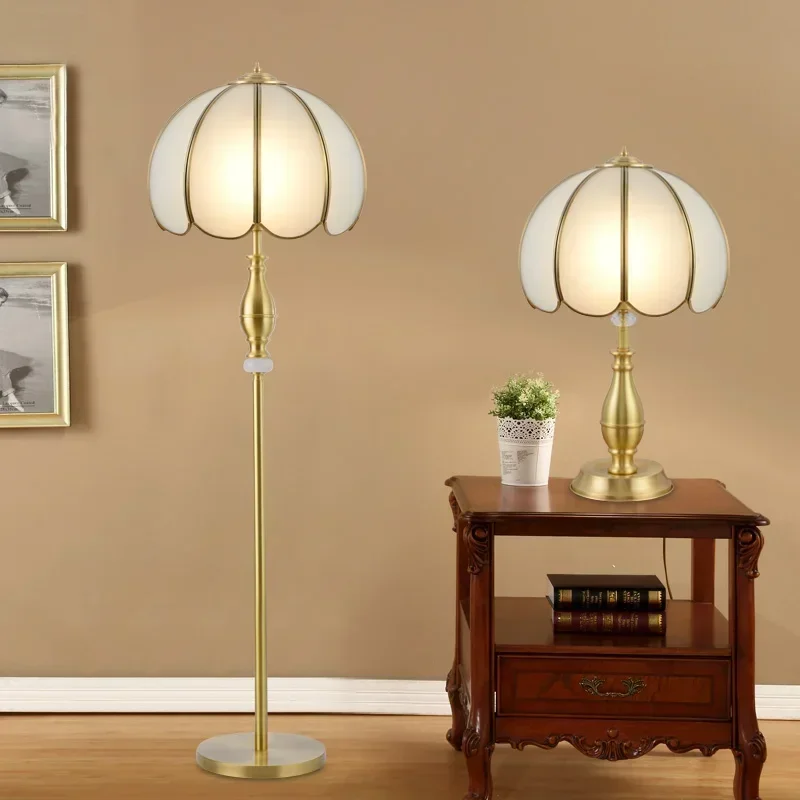 European Luxury Copper Floor Lamp Table Lamp Bedroom Bedside European Table Lamp Living Room Floor Lamp
European Luxury Copper Floor Lamp Table Lamp Bedroom Bedside European Table Lamp Living Room Floor Lamp