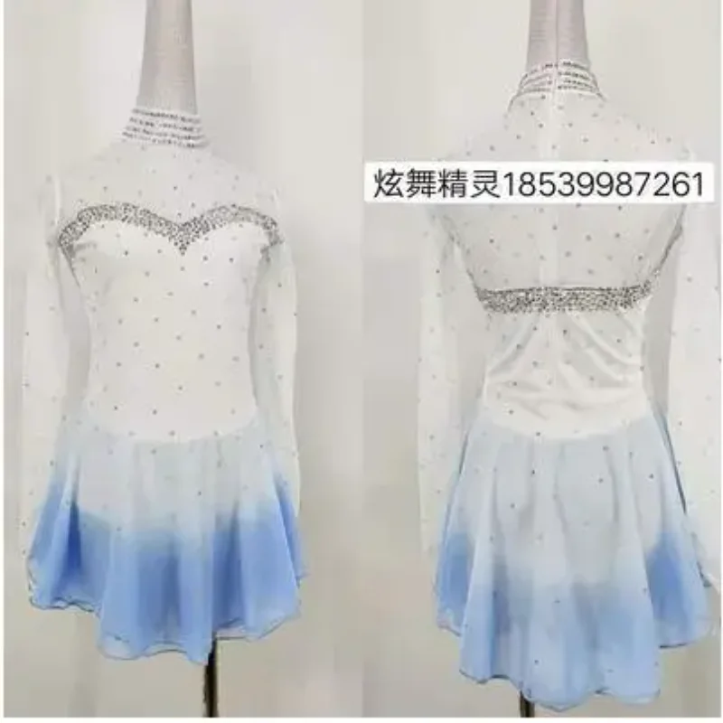 2025 Figure Skating Dress Competition dresses Girl Rhinestone Performance Women Shiny
2025 Figure Skating Dress Competition dresses Girl Rhinestone Performance Women Shiny