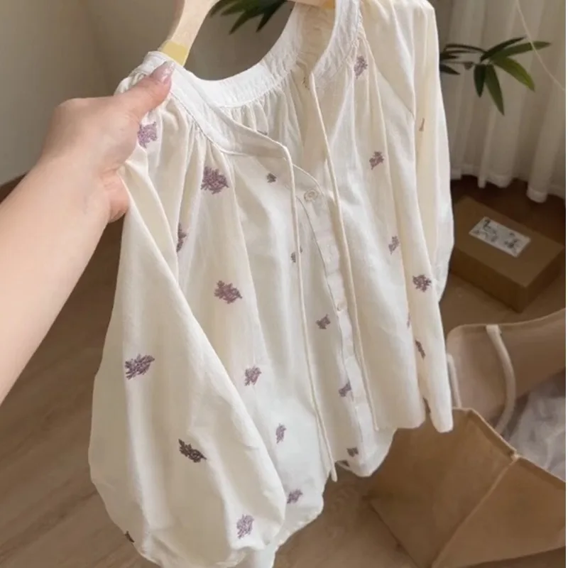 Women's Spring Summer New Sle Sweet Youth round Ne Loose Fit irt Flower Tie Waist Casual Comfortable Slimming Top
Women's Spring Summer New Sle Sweet Youth round Ne Loose Fit irt Flower Tie Waist Casual Comfortable Slimming Top