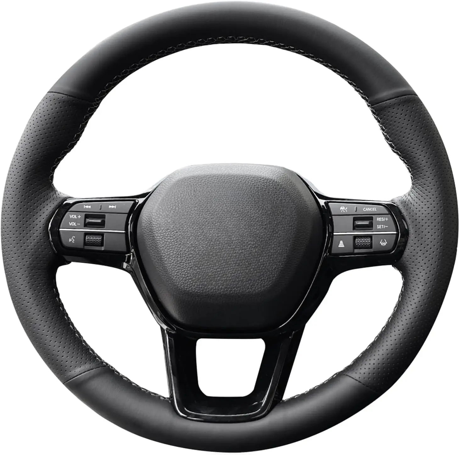 Premium Perforated Leather Steering Wheel Cover With Custom Stitching For Honda Civic 2022–2026, Accord 2023–2025, CR-V HR-V
Premium Perforated Leather Steering Wheel Cover With Custom Stitching For Honda Civic 2022–2026, Accord 2023–2025, CR-V HR-V