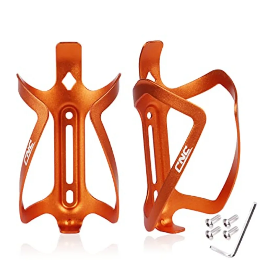 Bike Water Bottle Holder, Aluminum for Road Bike/Mountain Bike, Black, Lightweight and Durable, 2-Pack
Bike Water Bottle Holder, Aluminum for Road Bike/Mountain Bike, Black, Lightweight and Durable, 2-Pack
