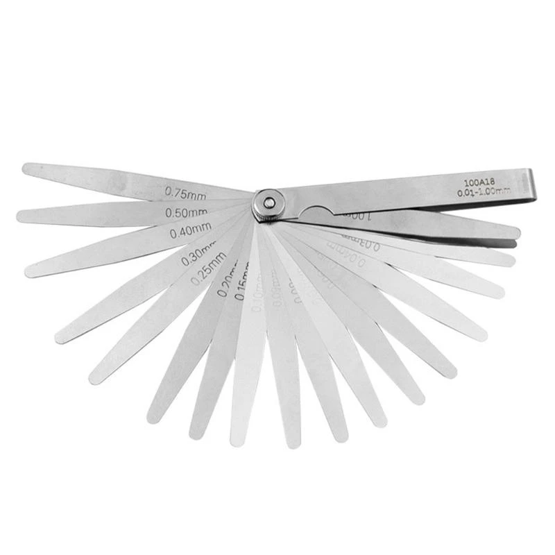 652F Feelers Gauges Set Stainless Steel Metric and Standard Thickness Gauges Tapered Feelers Gauges Measuring Tool
652F Feelers Gauges Set Stainless Steel Metric and Standard Thickness Gauges Tapered Feelers Gauges Measuring Tool