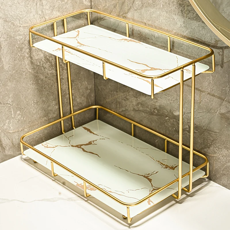 Toilet Wash Bench Shelf Bathroom Toilet Light Luxury Desktop Comb Cosmetics Storage Shelf
Toilet Wash Bench Shelf Bathroom Toilet Light Luxury Desktop Comb Cosmetics Storage Shelf