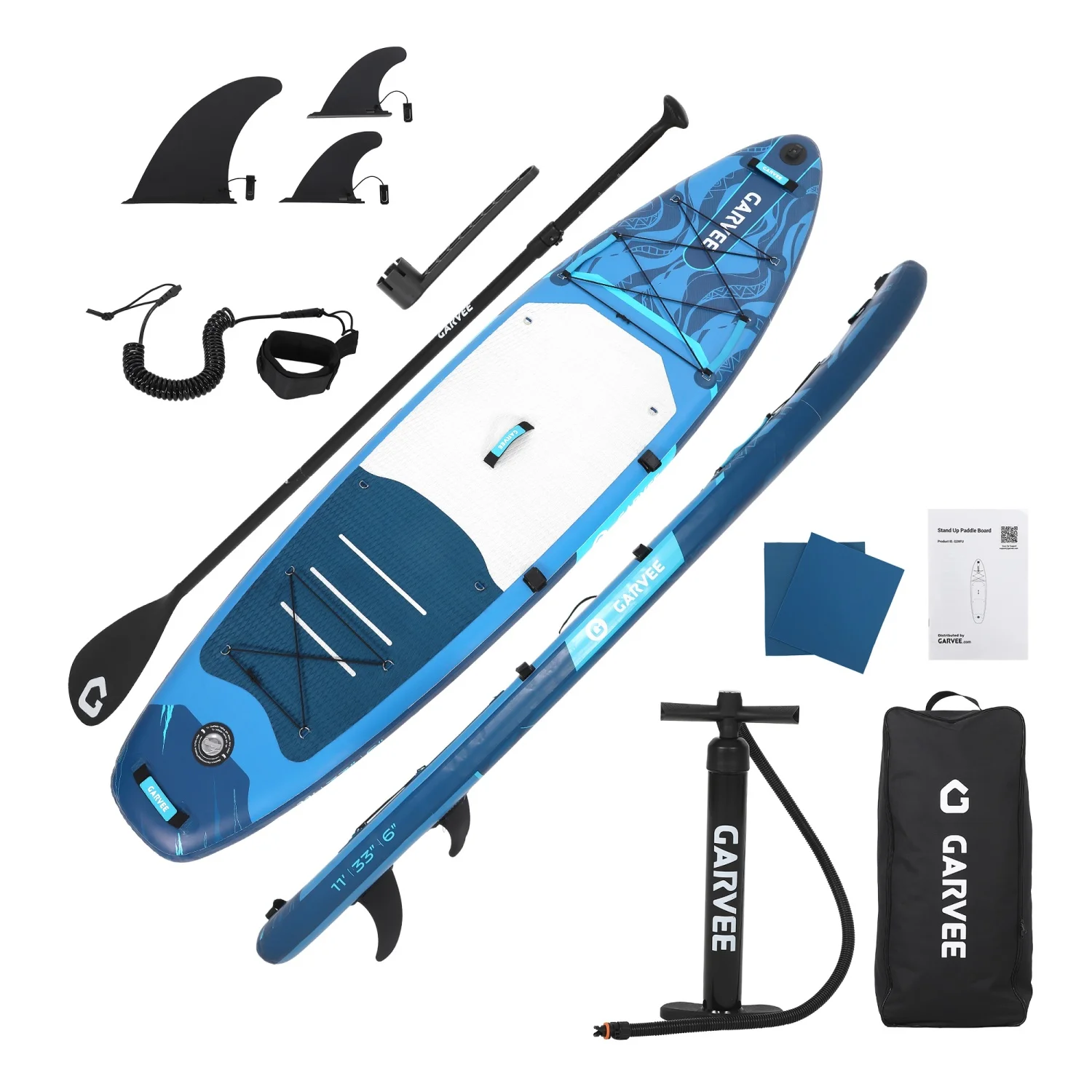 10.5/11/11.5 Ft Inflatable Stand Up Paddle Board with Premium SUP Accessories, Wide Stable Design, Anti-Slip EVA Deck, Built-in Camera Mount, Inflatable Paddle Boards for Adults & Youth
10.5/11/11.5 Ft Inflatable Stand Up Paddle Board with Premium SUP Accessories, Wide Stable Design, Anti-Slip EVA Deck, Built-in Camera Mount, Inflatable Paddle Boards for Adults & Youth