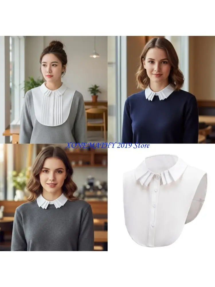F42F Detachable Collar Lapel Collar Easy Wear Neck Collar For Office Outfit
F42F Detachable Collar Lapel Collar Easy Wear Neck Collar For Office Outfit