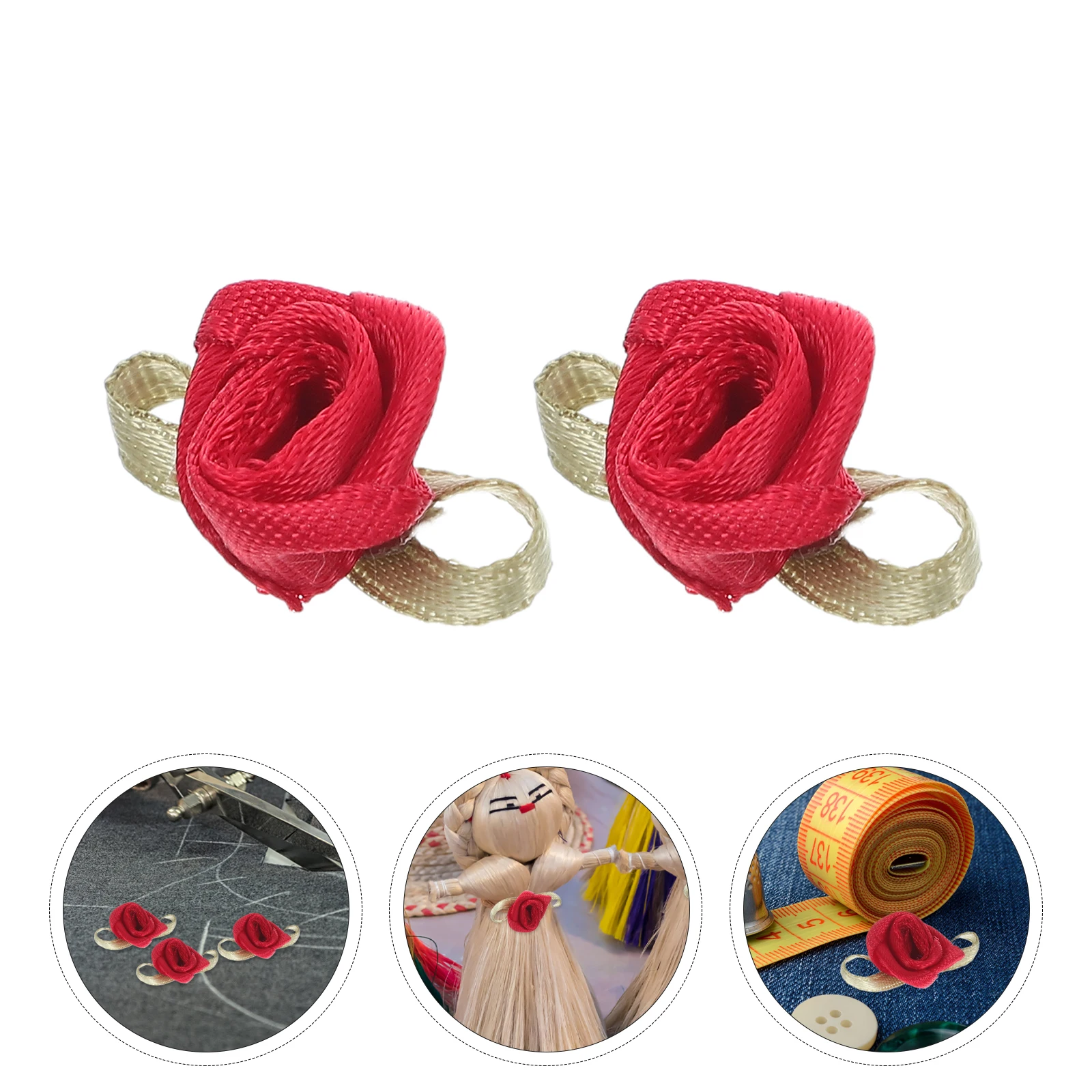 100 Pcs Mini Roses Decorative Ribbon Manual Artificial for Scrapbooking Polyester Christmas Ornament Bows
100 Pcs Mini Roses Decorative Ribbon Manual Artificial for Scrapbooking Polyester Christmas Ornament Bows