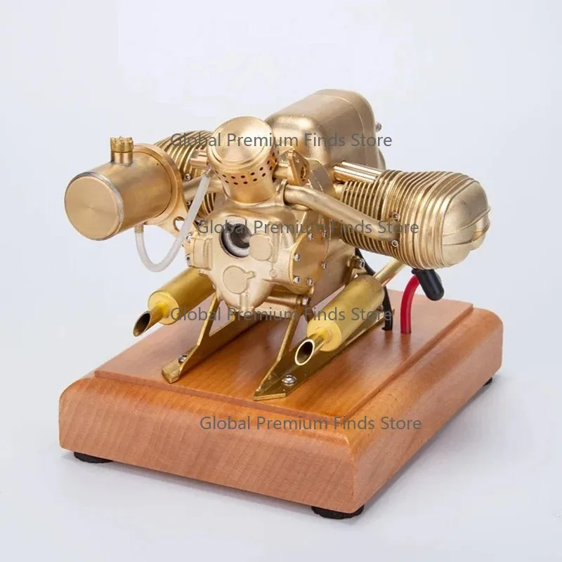 R69 3.2cc Horizontal Opposed Engine Model Metal Twin Cylinder Four Stroke Gas-oline Internal Combustion Engine Model Toys Gift
R69 3.2cc Horizontal Opposed Engine Model Metal Twin Cylinder Four Stroke Gas-oline Internal Combustion Engine Model Toys Gift