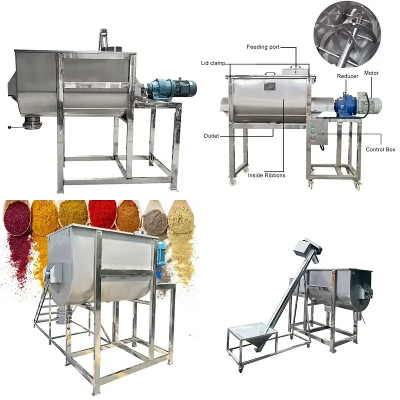 1000kg Stainless Steel Powder Spices Flour Coffee Protein Double Ribbon Blender Mixer Industrial Powder Mixing Machine
1000kg Stainless Steel Powder Spices Flour Coffee Protein Double Ribbon Blender Mixer Industrial Powder Mixing Machine