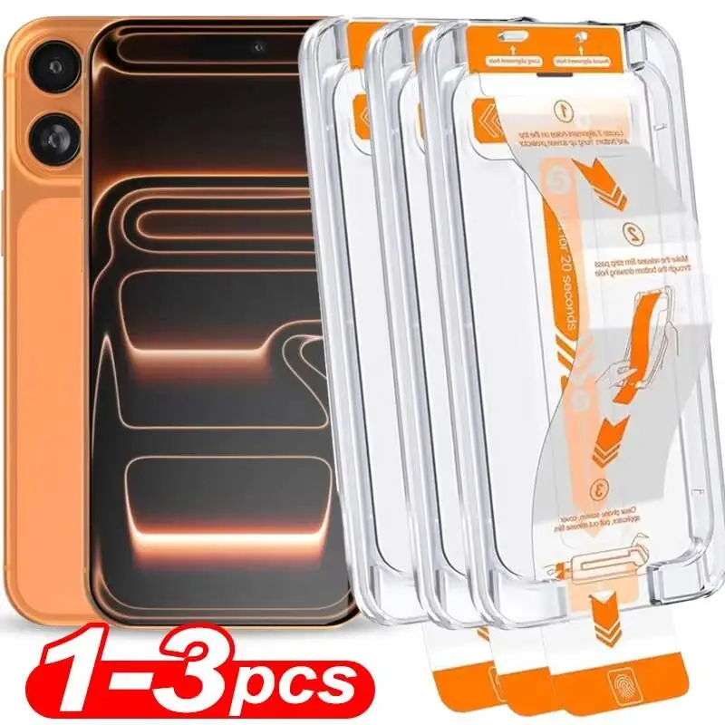 Dust Free Easy Installation Screen Protector For Iphone 17 16 15 13 14 11 Pro Max Air 16E 8 7 Plus SE 12 Mini XR XS Glass
Dust Free Easy Installation Screen Protector For Iphone 17 16 15 13 14 11 Pro Max Air 16E 8 7 Plus SE 12 Mini XR XS Glass