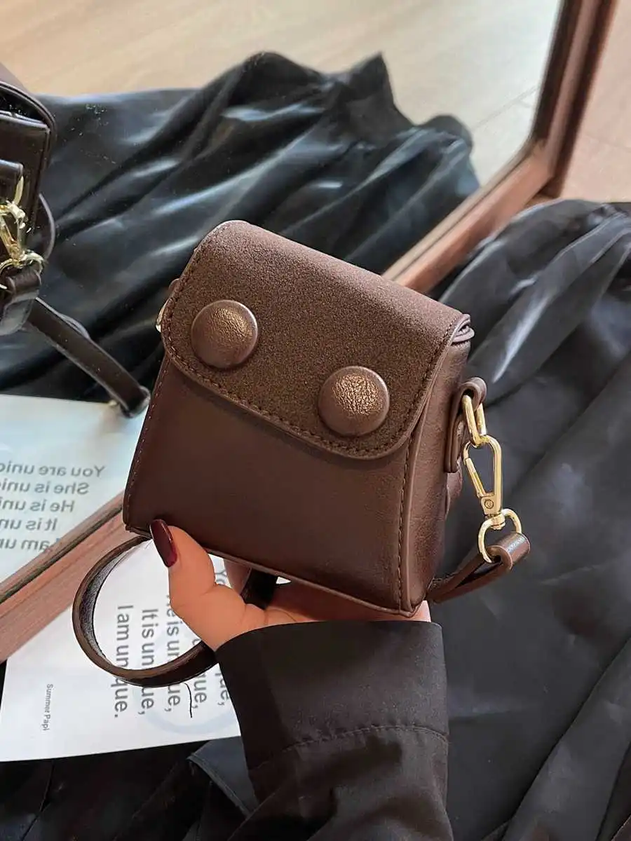 Women's Mini Crossbody Coin Purse Chic Deisgn Texture Lipstick Headphone Bag Retro Versatile Lady Small Square Bags
Women's Mini Crossbody Coin Purse Chic Deisgn Texture Lipstick Headphone Bag Retro Versatile Lady Small Square Bags