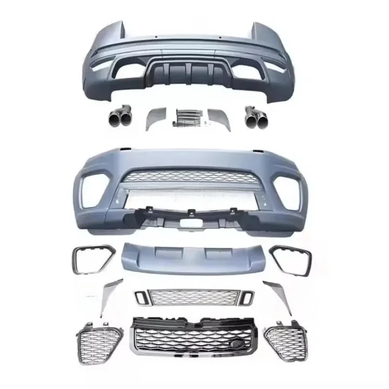2010-2017 Evoque SVR Upgr Body Kit With Front & Rear Bumper Quad Exhaust Pipes
2010-2017 Evoque SVR Upgr Body Kit With Front & Rear Bumper Quad Exhaust Pipes