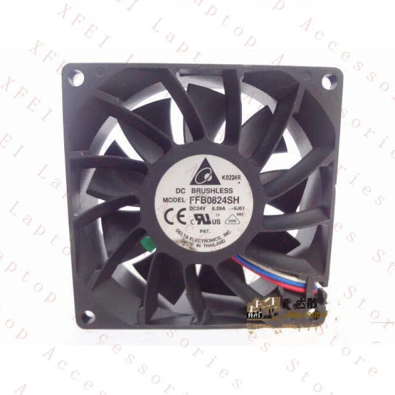 D 1PC FOR Delta FFB0824SH Cooling Fan 24V 0.28A 3Pin 8cm 8025 New
D 1PC FOR Delta FFB0824SH Cooling Fan 24V 0.28A 3Pin 8cm 8025 New