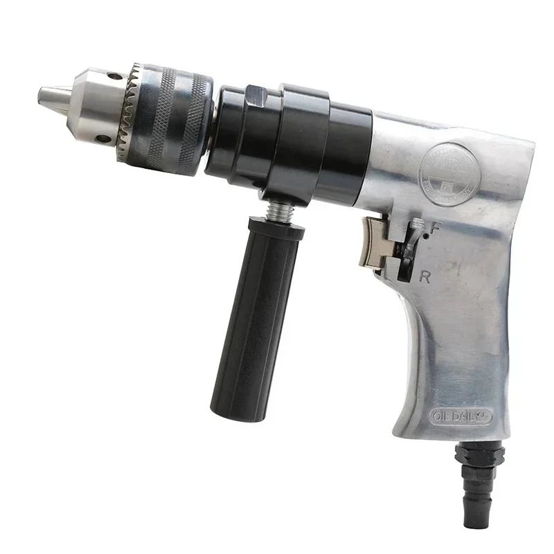 Forward Reverse Rotation Pneumatic Pistol Drill 13mm 700rpm Gun Type Air Drill Industrial Pneumatic Drill Gun
Forward Reverse Rotation Pneumatic Pistol Drill 13mm 700rpm Gun Type Air Drill Industrial Pneumatic Drill Gun