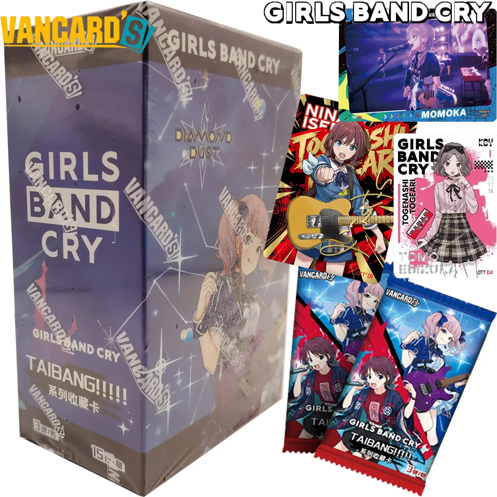 New VANCARD'S Original High Score Classic Anime Girls Band Cry Collection Cards Cartoon HD Craft Fashion Characters Cards Gifts
New VANCARD'S Original High Score Classic Anime Girls Band Cry Collection Cards Cartoon HD Craft Fashion Characters Cards Gifts