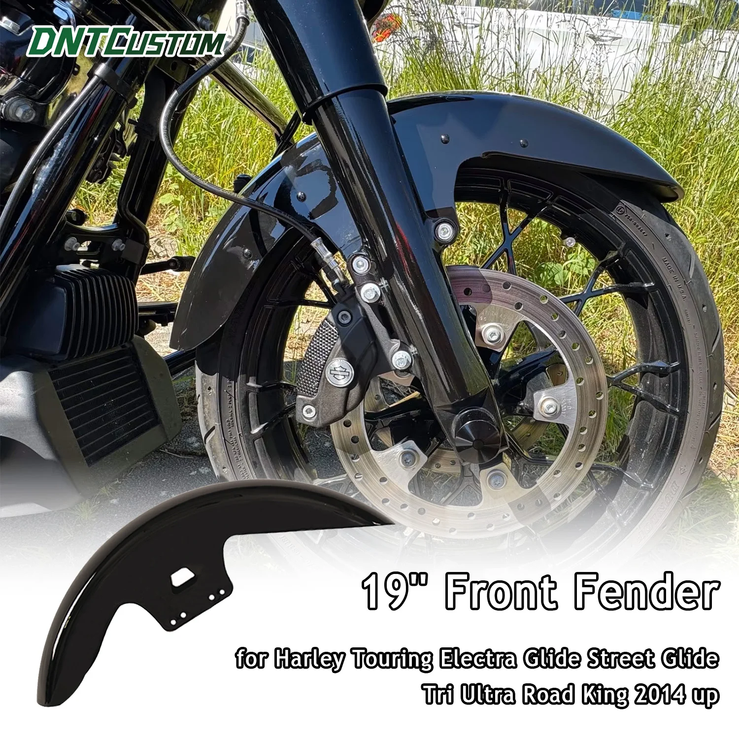 Motorcycle 19'' Front Fender Iron Wheels Wrap For Harley Touring Road Electra Street Glide Road King 2014-later Front Mudguard
Motorcycle 19'' Front Fender Iron Wheels Wrap For Harley Touring Road Electra Street Glide Road King 2014-later Front Mudguard