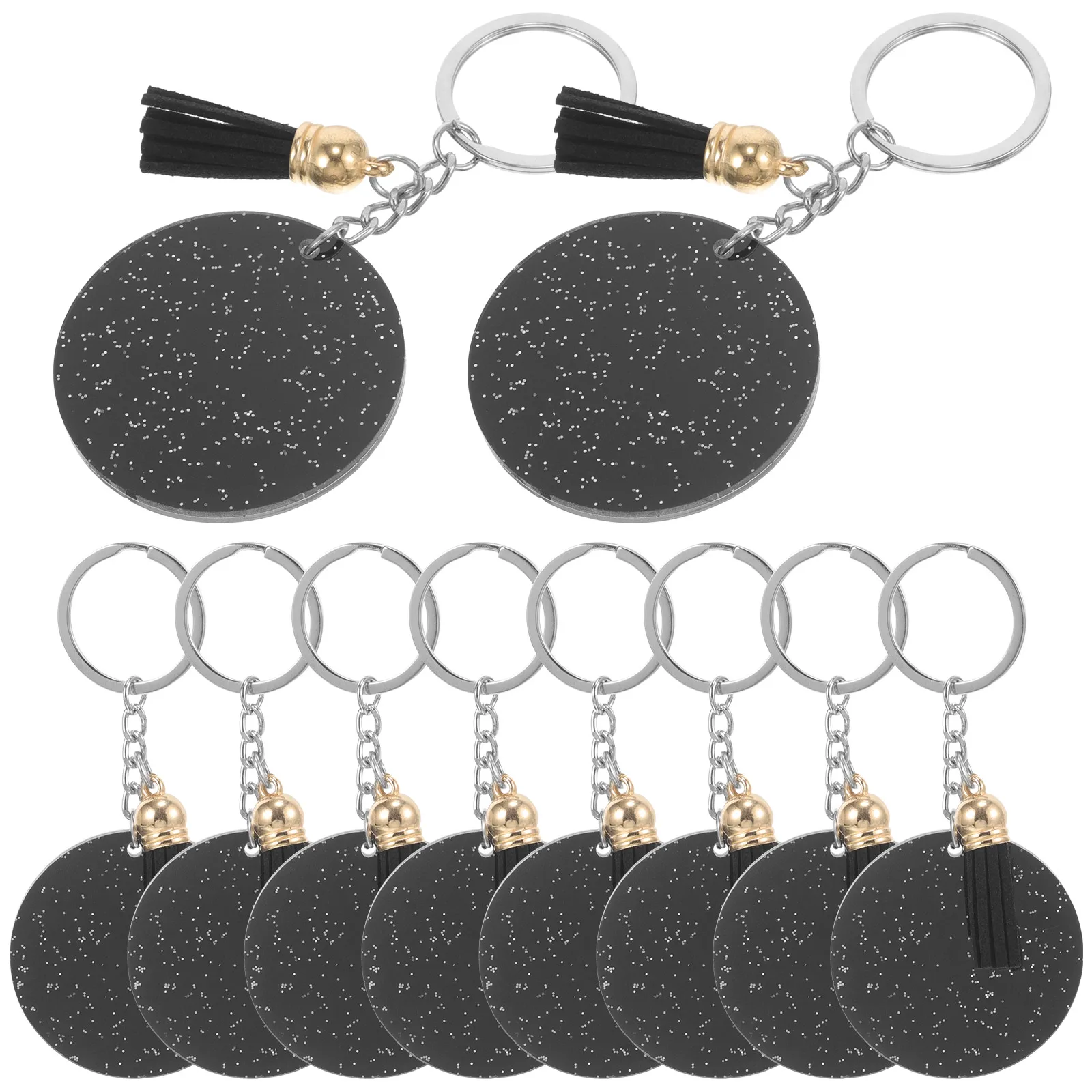 10 Pcs Decoration Acrylic Key Ring Blank Keychains Bulk Decorate Diy Black Engravable Pendant
10 Pcs Decoration Acrylic Key Ring Blank Keychains Bulk Decorate Diy Black Engravable Pendant