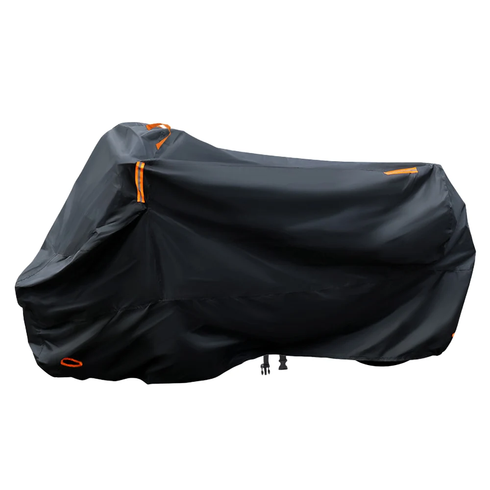 Motorcycle Cover 210D Thick Oxford Waterproof UV Protection Outdoor Protection Against Dust Debris for All Season Universal
Motorcycle Cover 210D Thick Oxford Waterproof UV Protection Outdoor Protection Against Dust Debris for All Season Universal