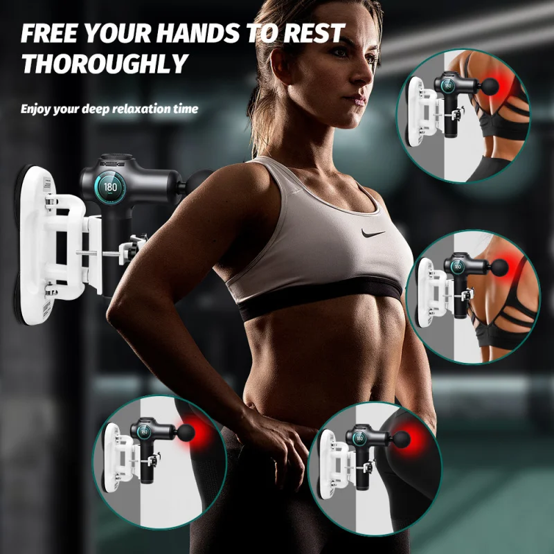 Hands-Free Massage Gun Holder with Double Suction Base, Adjustable Fascia Gun Mount for Muscle Recovery and Fitness Relaxation
Hands-Free Massage Gun Holder with Double Suction Base, Adjustable Fascia Gun Mount for Muscle Recovery and Fitness Relaxation