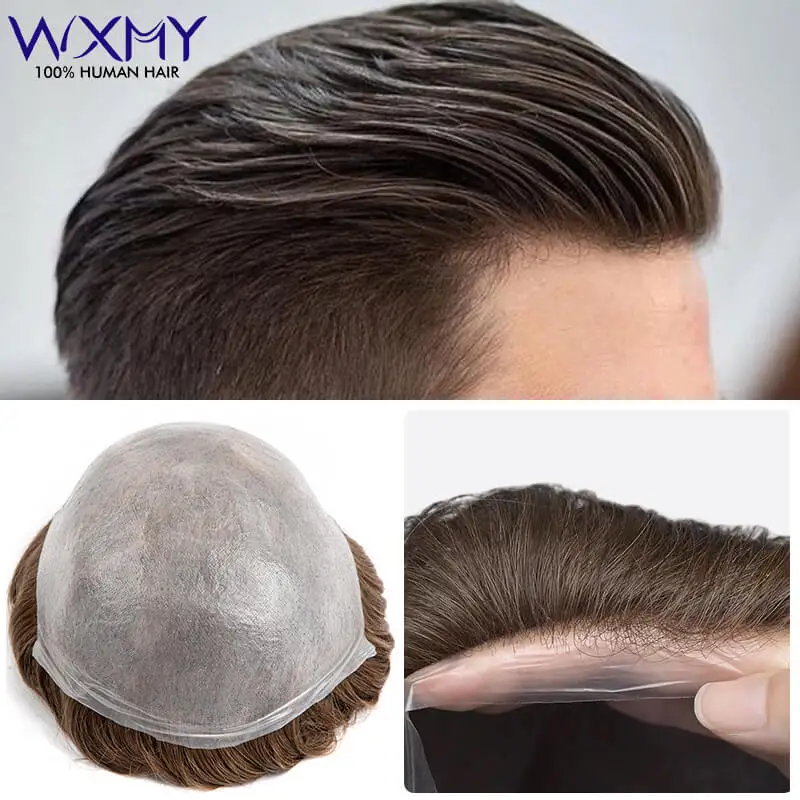 0.02-0.03mm Ultra Thin Skin Toupee Male Hair Prosthesis Indetectable Men's Capillary Prosthesis 100% Human Hair Men's Wig System
0.02-0.03mm Ultra Thin Skin Toupee Male Hair Prosthesis Indetectable Men's Capillary Prosthesis 100% Human Hair Men's Wig System