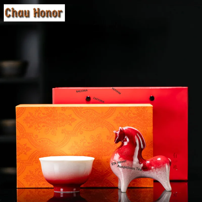 Creative Fortune-bringing Tang Horse Ornament Coarse Pottery Ceramic Animal Tea Cup Office Desktop Souvenir Decoration Gift Box
Creative Fortune-bringing Tang Horse Ornament Coarse Pottery Ceramic Animal Tea Cup Office Desktop Souvenir Decoration Gift Box