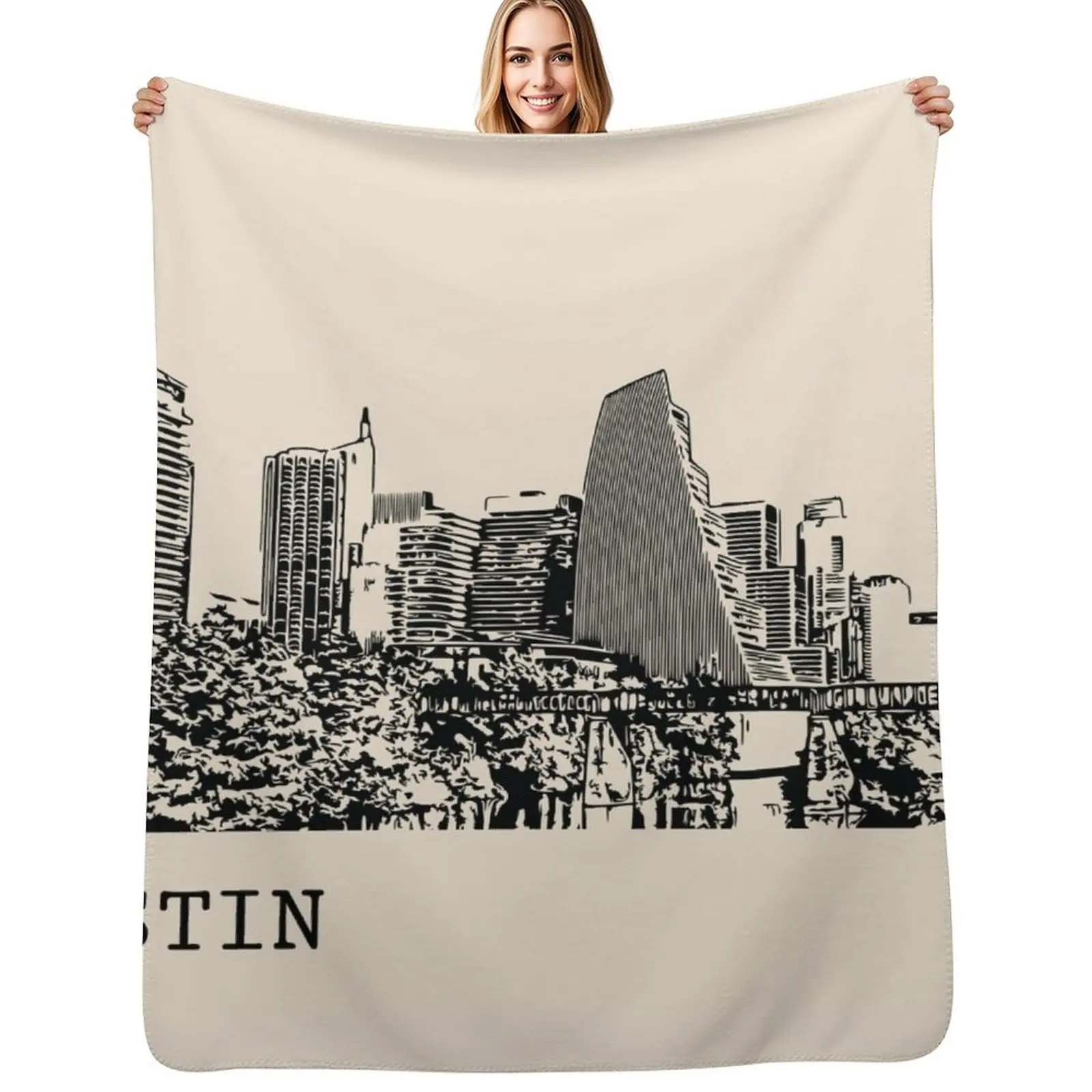 Austin Texas Throw Blanket Ultra Plush Cozy Blanket for Napping Sleeping
Austin Texas Throw Blanket Ultra Plush Cozy Blanket for Napping Sleeping