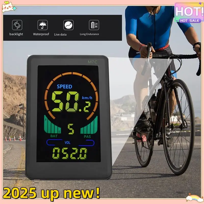 M7C Electric Bike LCD Display Color Meter 24V-60V E Scooter LCD Panel With USB UART For Mountain Electric Bike Parts (6PIN)
M7C Electric Bike LCD Display Color Meter 24V-60V E Scooter LCD Panel With USB UART For Mountain Electric Bike Parts (6PIN)