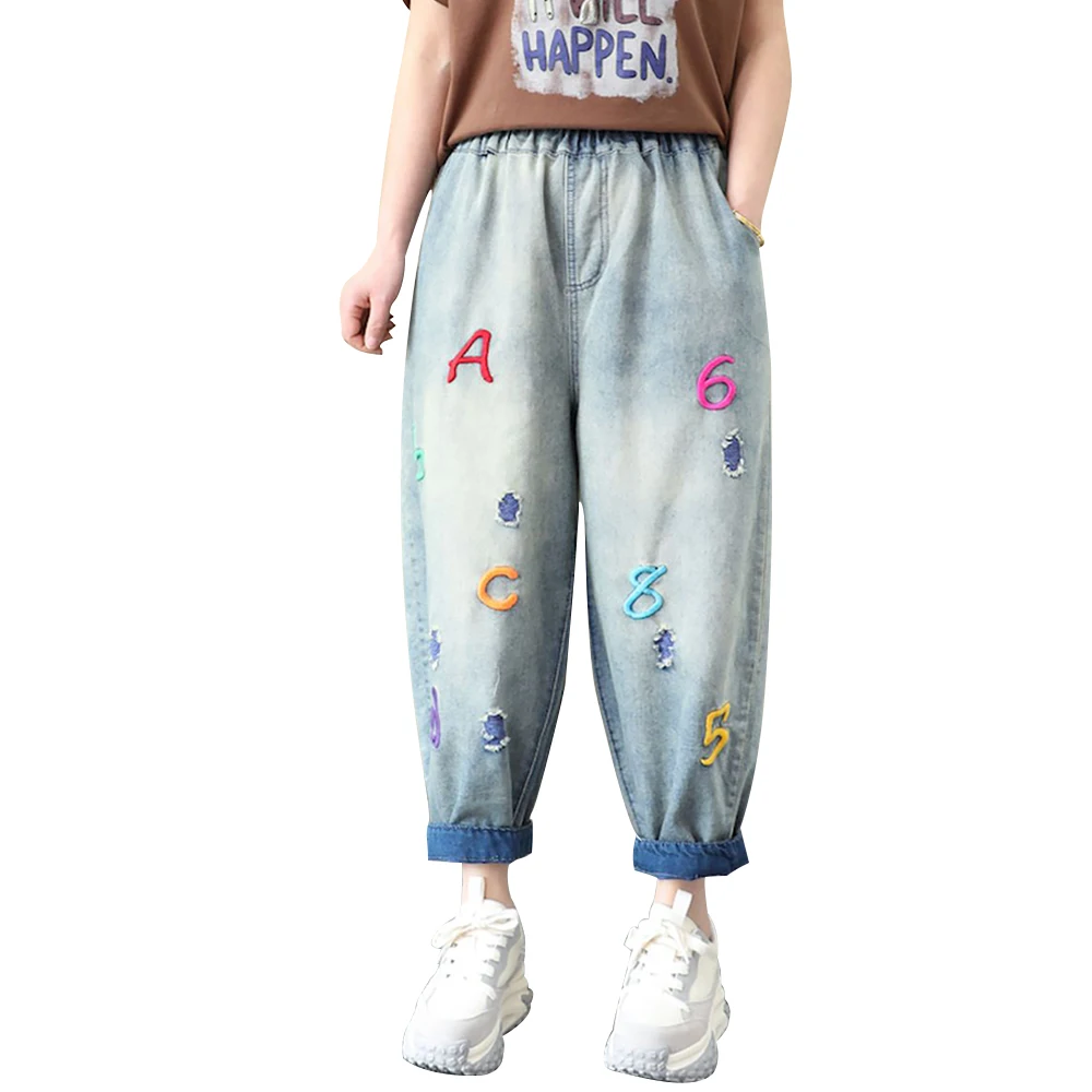 Aricaca High Quality Women M-XL Retro Patch Embroidered Loose Jeans High Waist Cartoon Cute Harem Pants
Aricaca High Quality Women M-XL Retro Patch Embroidered Loose Jeans High Waist Cartoon Cute Harem Pants