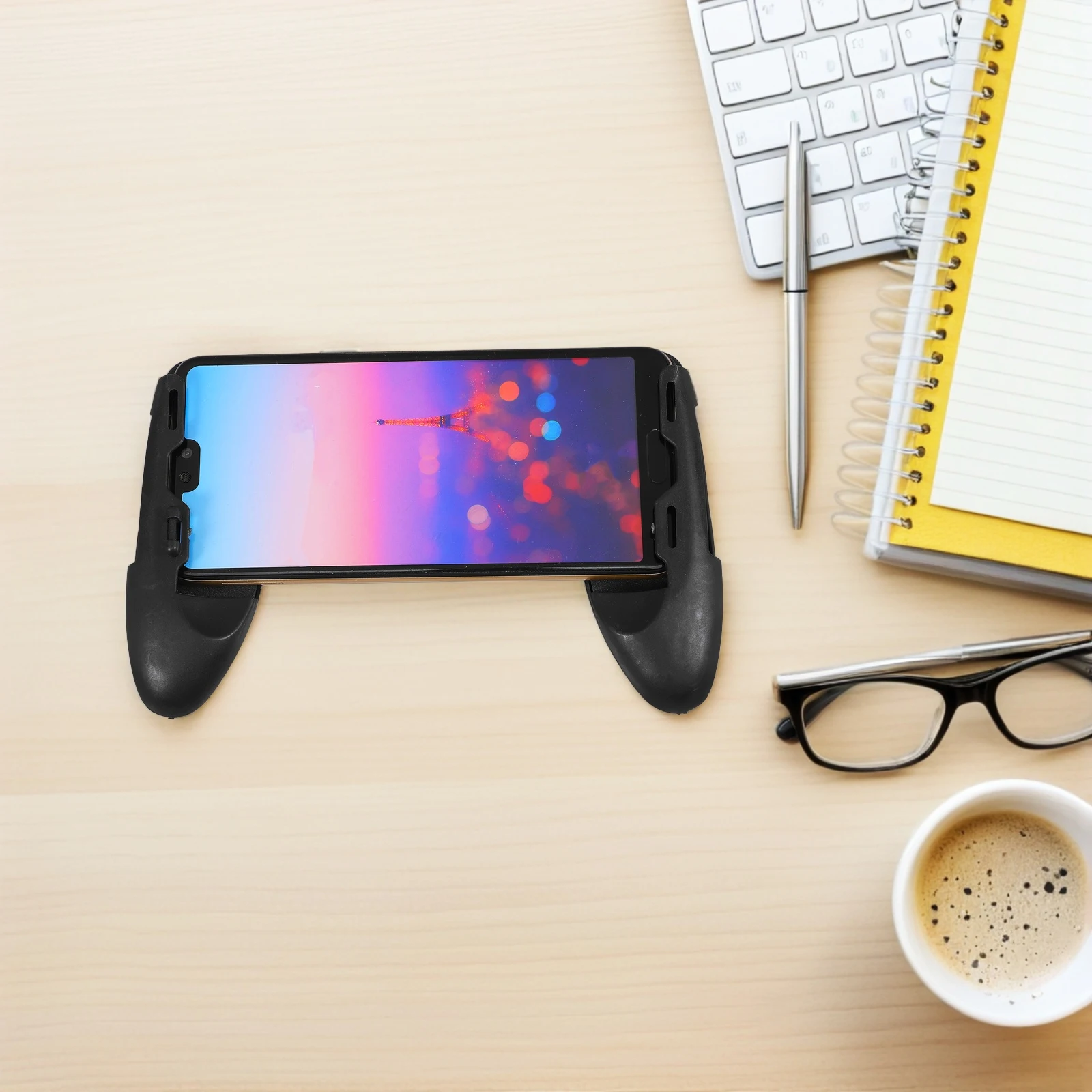 Mobile Game Controller for Gaming Enhanced Response Handle with Joystick Stand -Slip for
Mobile Game Controller for Gaming Enhanced Response Handle with Joystick Stand -Slip for