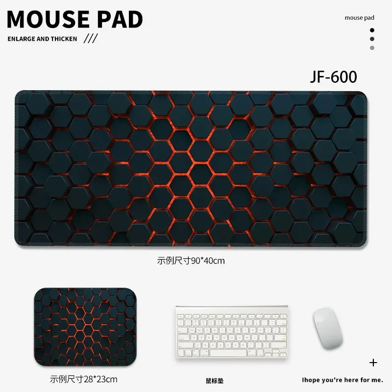 3D Hexagon Gaming Mouse Pad Large Honeycomb Desk Mat Futuristic PC Setup Extended Keyboard Pad Non-Slip Rubber E-Sports Mat
3D Hexagon Gaming Mouse Pad Large Honeycomb Desk Mat Futuristic PC Setup Extended Keyboard Pad Non-Slip Rubber E-Sports Mat