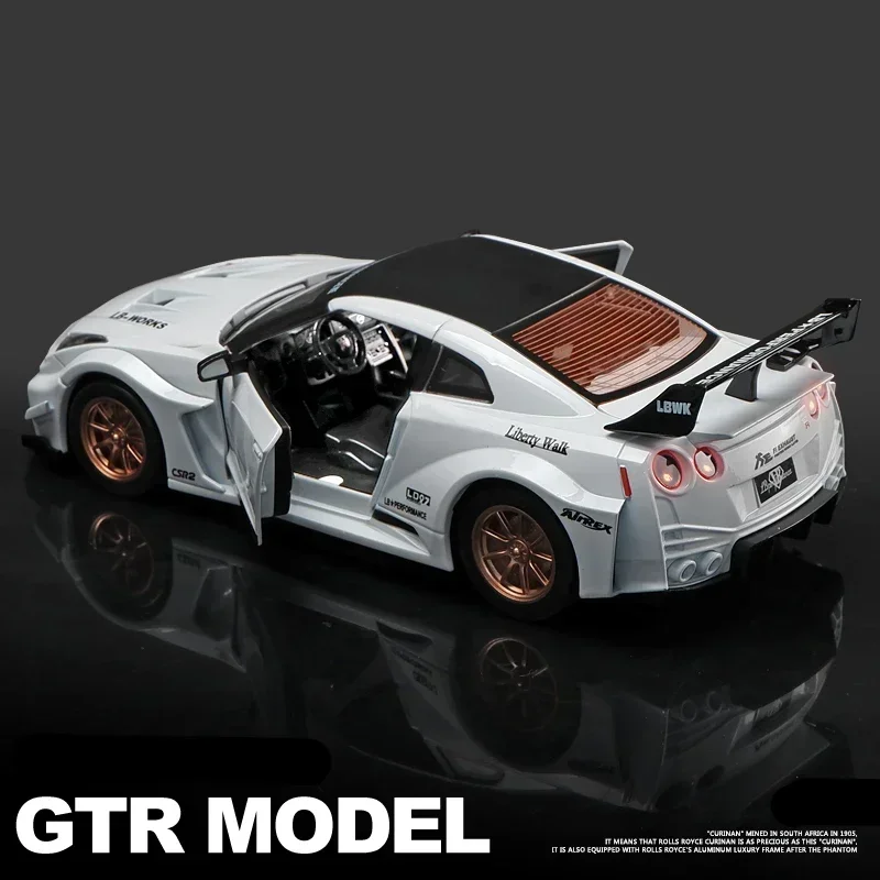 1:24 Skyline Ares Nissan GTR CSR2 Alloy Sports Car Model Diecast Metal Toy Racing Car Model Simulation Sound and Light Kids Gift
1:24 Skyline Ares Nissan GTR CSR2 Alloy Sports Car Model Diecast Metal Toy Racing Car Model Simulation Sound and Light Kids Gift