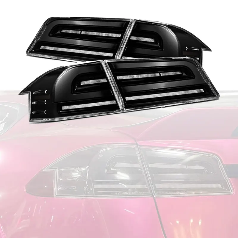 For 2014-2019 Tesla Model S LED Car Taillights Upgraded And Replaced With New Model Red Lens Color
For 2014-2019 Tesla Model S LED Car Taillights Upgraded And Replaced With New Model Red Lens Color