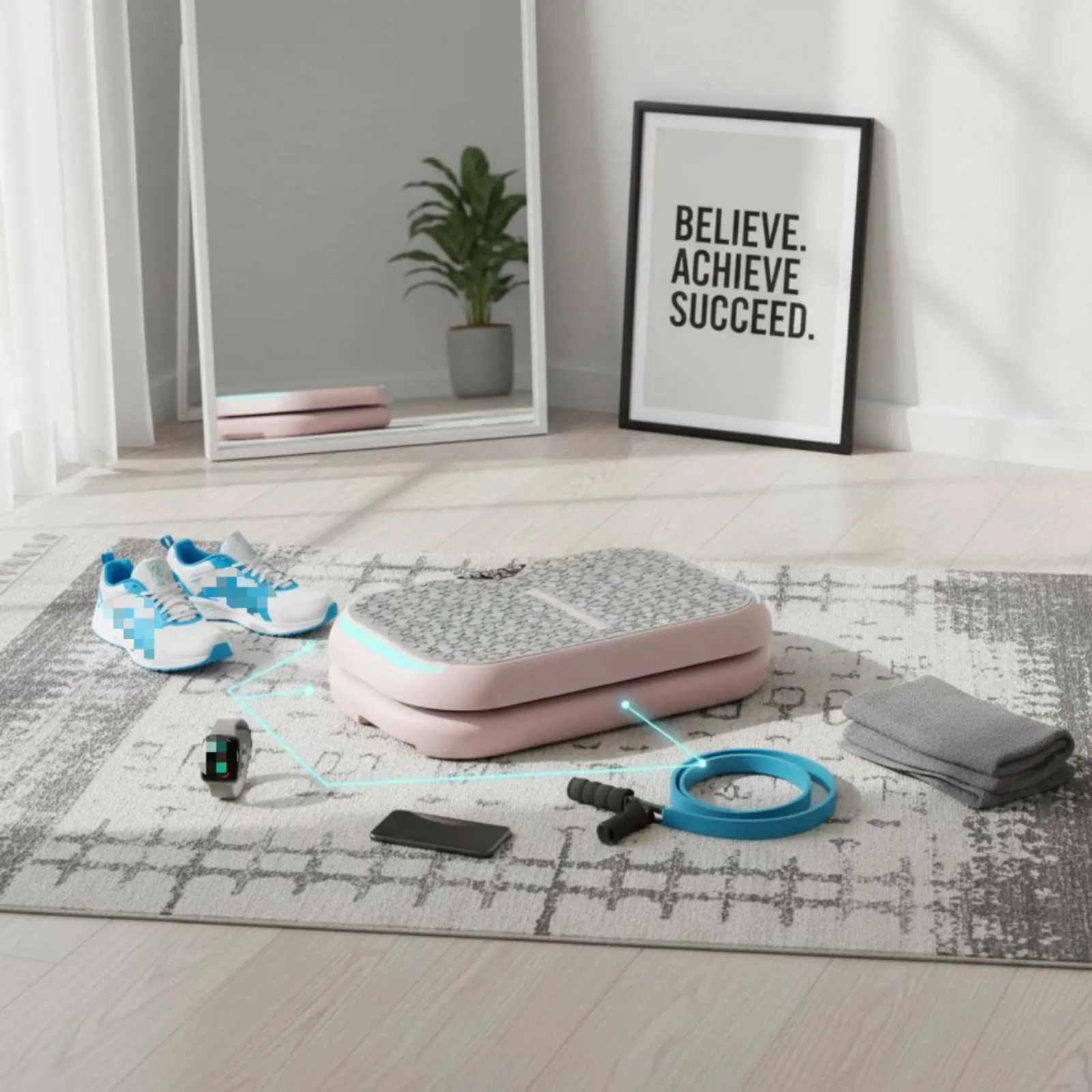 Mini Vibration Plate Compact Design Vibration Platform Plate Vibration Exercise Machine 120 Speed Levels Fitness Equipment Quiet
Mini Vibration Plate Compact Design Vibration Platform Plate Vibration Exercise Machine 120 Speed Levels Fitness Equipment Quiet