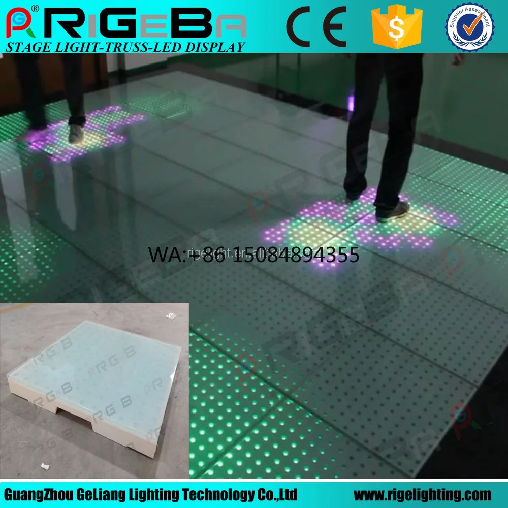 Wedding Stage Digital Panel RGB Full Color Pixel Interactive Led Dance Floor
Wedding Stage Digital Panel RGB Full Color Pixel Interactive Led Dance Floor