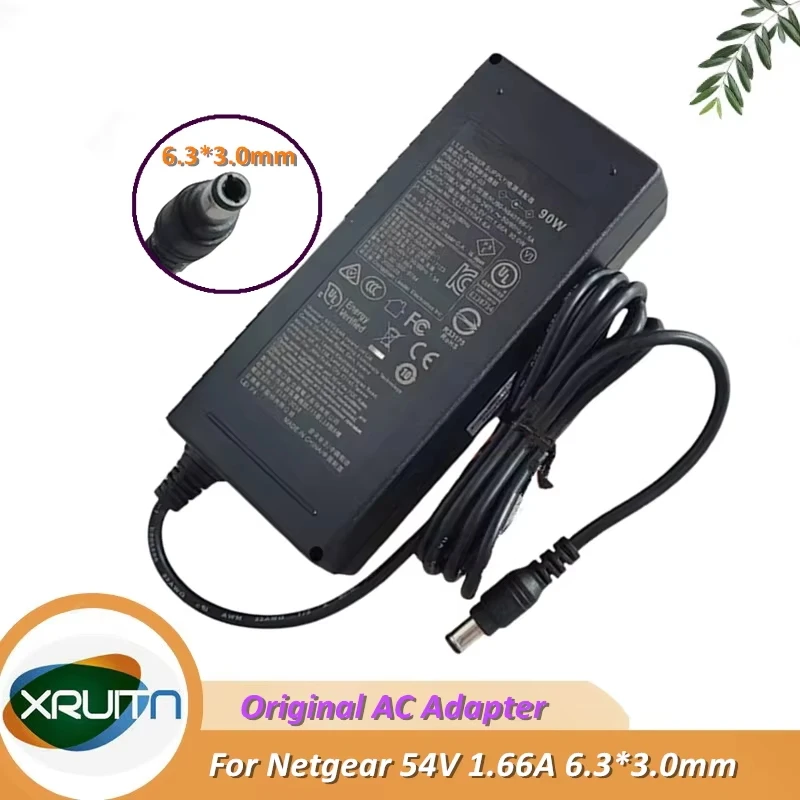 Original 54V 1.66A 90W NU90-N540166-l1 332-11037-03 01 AC Adapter Charger For NETGEAR NAS ITE POE Power Supply 332-11037-01
Original 54V 1.66A 90W NU90-N540166-l1 332-11037-03 01 AC Adapter Charger For NETGEAR NAS ITE POE Power Supply 332-11037-01