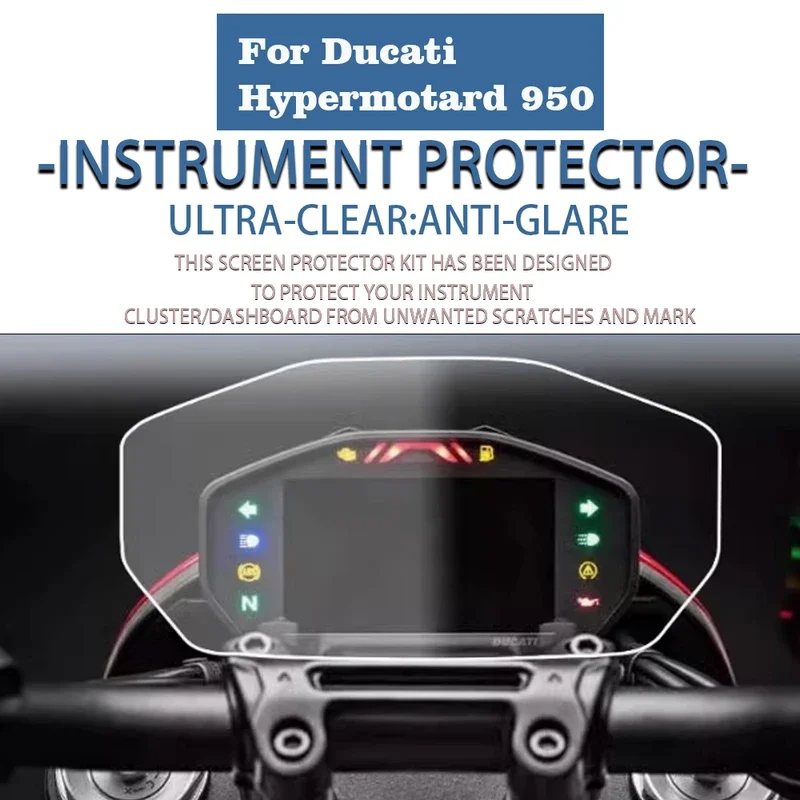 For Ducati Hypermotard 950, Streetfighter Panigale V2 Supersport 950 Motorcycle Display Screen Protective Instrument Film
For Ducati Hypermotard 950, Streetfighter Panigale V2 Supersport 950 Motorcycle Display Screen Protective Instrument Film