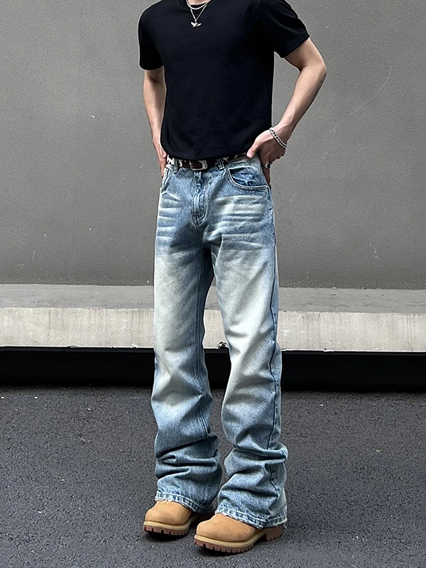 Retro American High Street Marble Ice Blue Men's Slim Fit Straight Leg Jeans Casual Wear Youth ular mid Waist Long Trousers
Retro American High Street Marble Ice Blue Men's Slim Fit Straight Leg Jeans Casual Wear Youth ular mid Waist Long Trousers