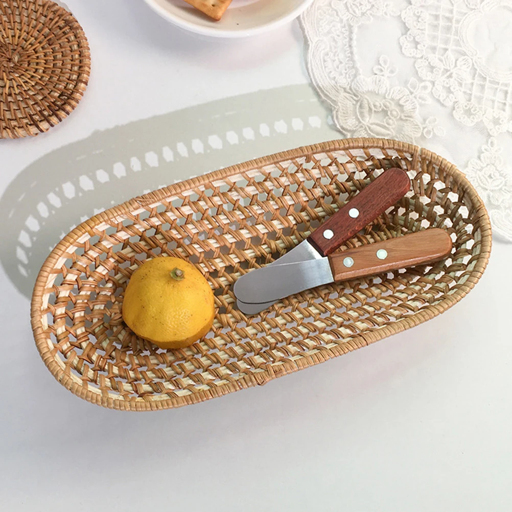 1Pcs Tableware Storage Basket Practical Woven Organizer Kitchen Cutlery Holder Material Home Supply Yellow
1Pcs Tableware Storage Basket Practical Woven Organizer Kitchen Cutlery Holder Material Home Supply Yellow