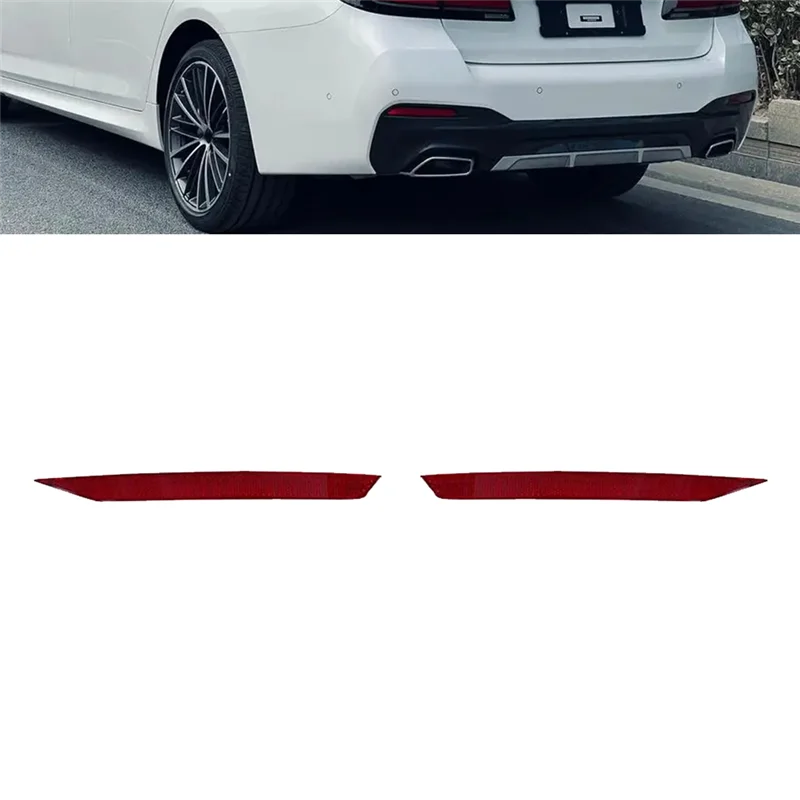 Hot Selling-1Pair Rear Bumper Reflector Light Trim 63145A016D1 63145A016D2 For BMW 5 Series G60 2023 Side Warning Reflector Plat
Hot Selling-1Pair Rear Bumper Reflector Light Trim 63145A016D1 63145A016D2 For BMW 5 Series G60 2023 Side Warning Reflector Plat