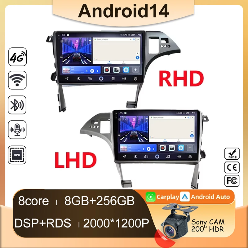 Auto Player Android For Toyota Prius 3 XW30 2009 - 2015 Car Multimedia GPS Video Navigation Screen Stereo No 2din DVD Carplay TV
Auto Player Android For Toyota Prius 3 XW30 2009 - 2015 Car Multimedia GPS Video Navigation Screen Stereo No 2din DVD Carplay TV