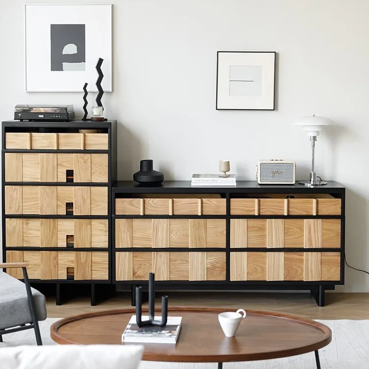 Скандинавский двухцветный комод из белого дуба, шкаф для хранения из цельного дерева, прикроватный ящик для спальни, шкафчик большой вместимости
Скандинавский двухцветный комод из белого дуба, шкаф для хранения из цельного дерева, прикроватный ящик для спальни, шкафчик большой вместимости