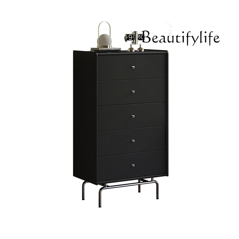 French chest of drawers Bedroom medieval black multi-functional cabinet Solid wood dining side cabinet
French chest of drawers Bedroom medieval black multi-functional cabinet Solid wood dining side cabinet