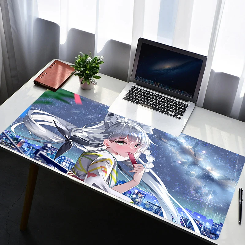 Mouse Pad Computer Gaming Accessories HD Mousepad Rubber Extended Desk Mat Laptop H-hololive Shirakami Fubuki Gamer Keyboard Pad
Mouse Pad Computer Gaming Accessories HD Mousepad Rubber Extended Desk Mat Laptop H-hololive Shirakami Fubuki Gamer Keyboard Pad